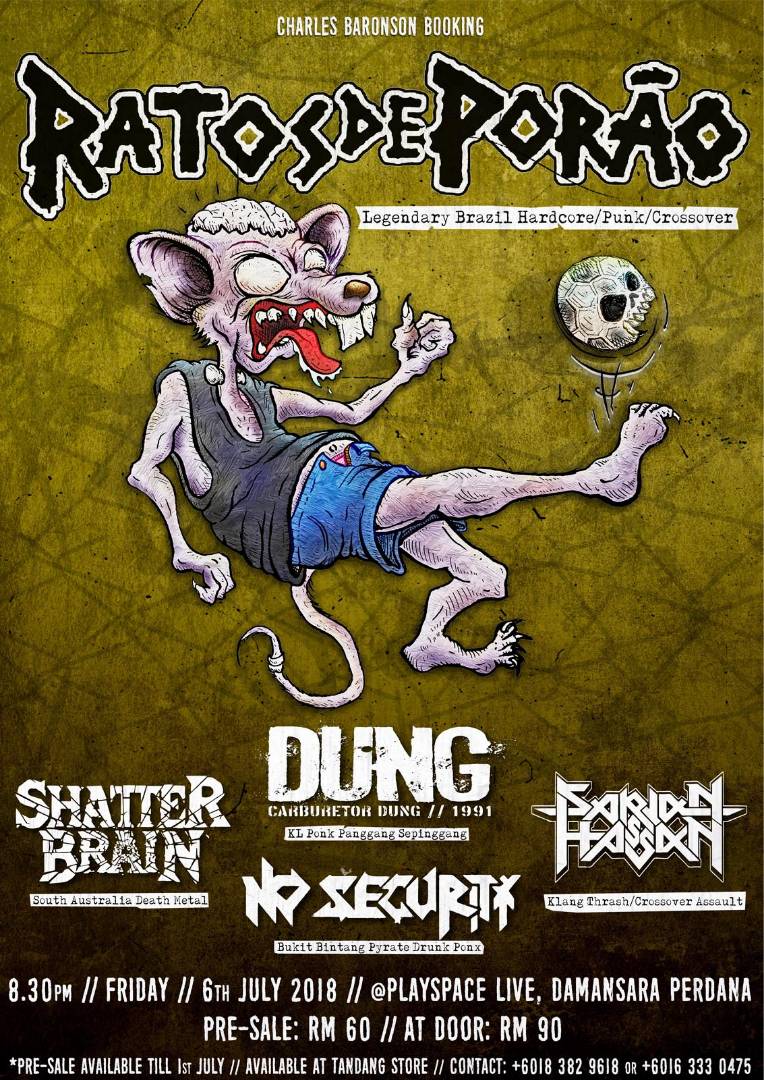 Ratos De Porao - live in Malaysia